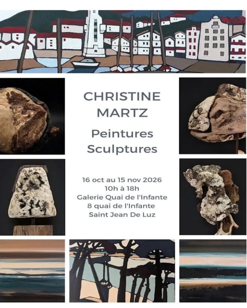 Exposition peinture sculpture: Entre Terres Ancestrales et Horizons Marins