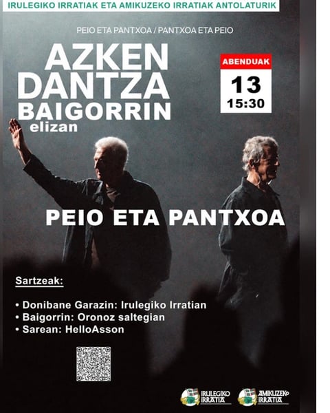 Concert Peio eta Pantxoa- Azken dantza