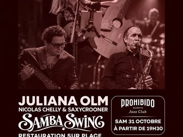 Prohibido Biarritz Jazz Club - Juliana Olm avec groupe d'exception