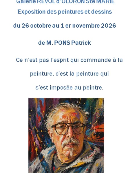 Exposition "Ce n'est pas l'esprit qui commande à la peinture, c'est la peinture qui s'est imposée au peintre"