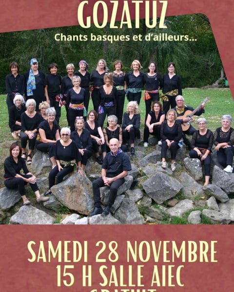 Gozatuz, chants basques et d'ailleurs...