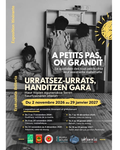 Exposition : À petits pas, on grandit
