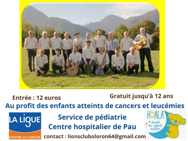 Grand concert solidaire : Les chanteurs de l'Ouzoum